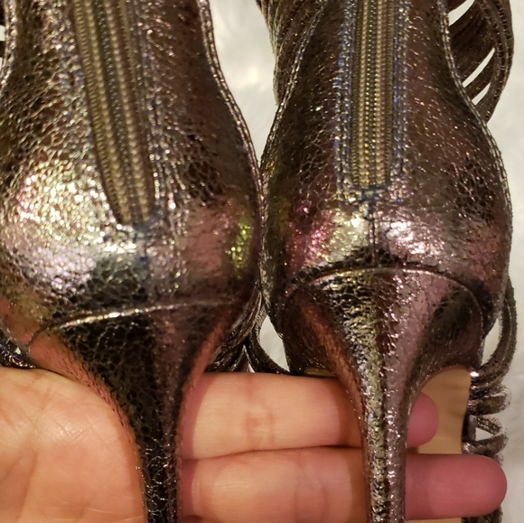 NWOT Sexy Strappy Sandals - Picture 8 of 8